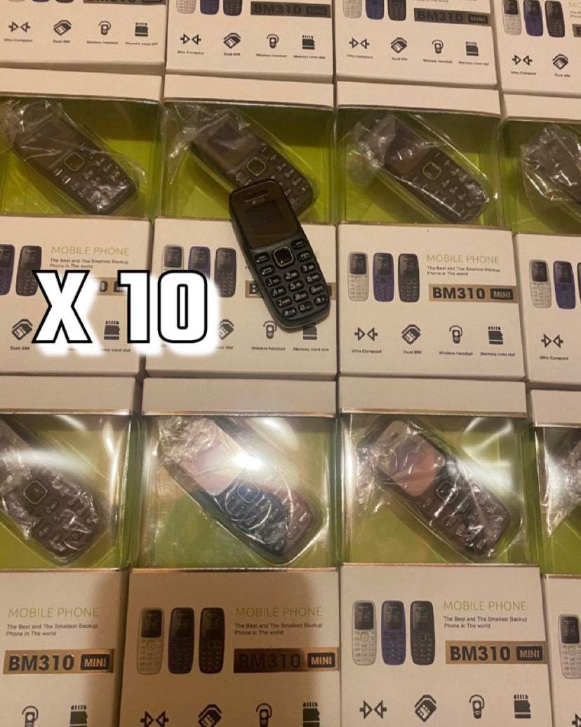 Lot X 10 mini téléphones