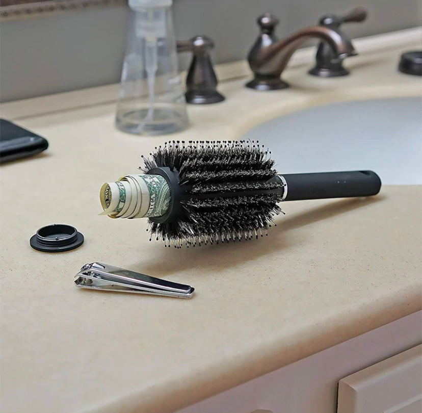 Peigne de brosse à cheveux avec compartiment cachette de diversion